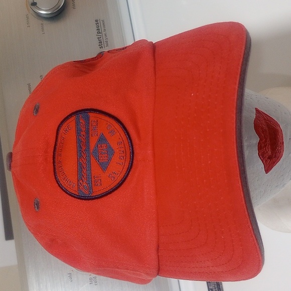 Budweiser Dale Jr 8 NASCAR Chase Velcro cap 🧢 Burnt orange/grey - Picture 1 of 8